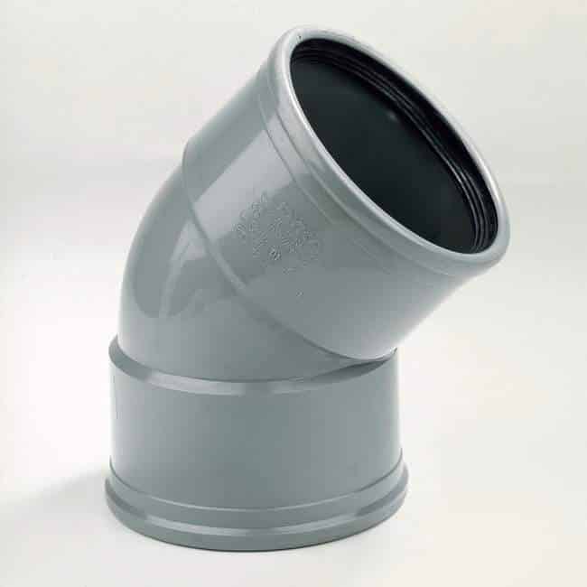 PVC Bocht 45° mof/mof – 315mm