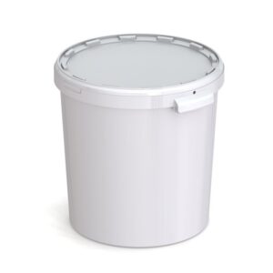 Emmer kunststof wit - 33ltr