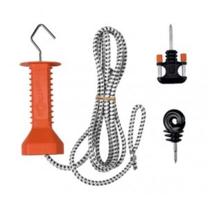 Doorgangsset elastisch koord Wit – 3-6mtr