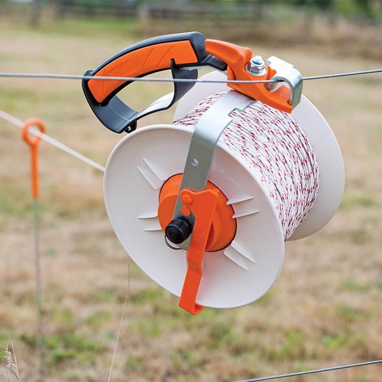 Gallagher haspel met versnelling - 1200mtr - Afbeelding 2