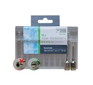 Henke injectienaalden schroefaansluiting