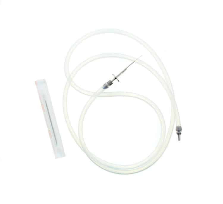 Infuusset doorsteek compleet met naald