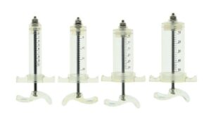 Injectiespuit nylon met schroefaansluiting