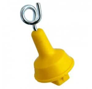 Topisolator voor veerstalenpaal ijzer | 25st