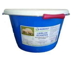 Likblok-emmer schapen Agrivet 20kg