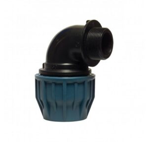 Tyleen kniekoppeling 90° - knel + buitendraad