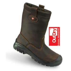 Sixton werklaars Montana 23 bruin | S3 | waterdicht | wol voering