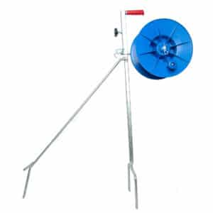 Losse steunpoot voor AKO haspel