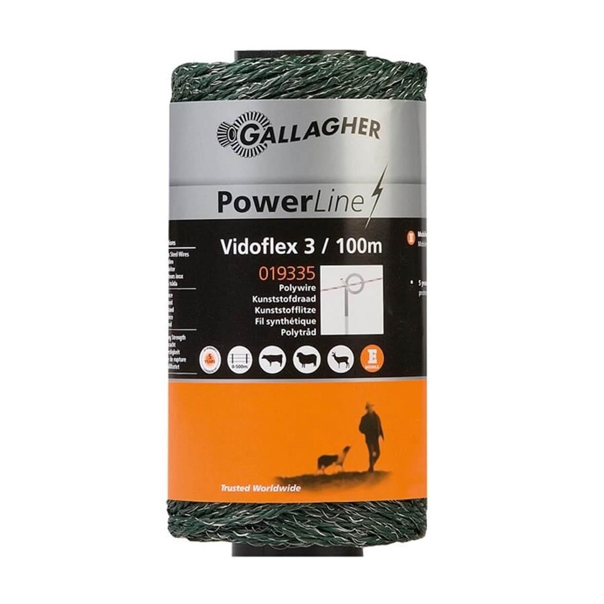 Gallagher Vidoflex 3 PowerLine schrikdraad | groen 100mtr
