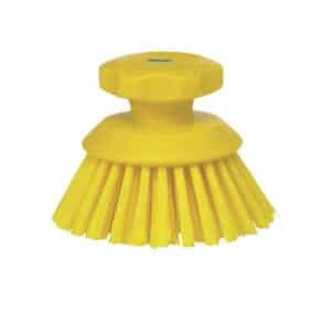 Vikan ronde werkborstel geel