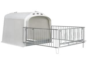 Kalverhok CalfOTel XL-5 met hekwerk zonder vastzetsysteem