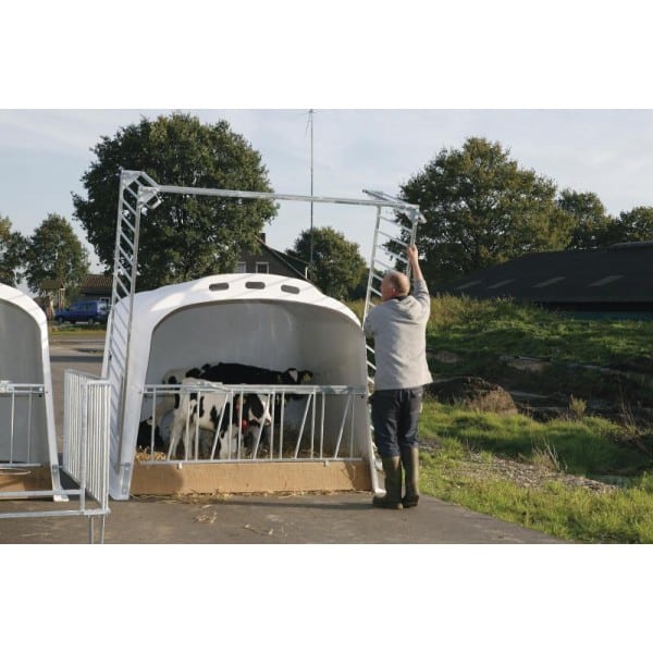 Kalverhok CalfOTel XL-5 groepshok met hekwerk - Afbeelding 2