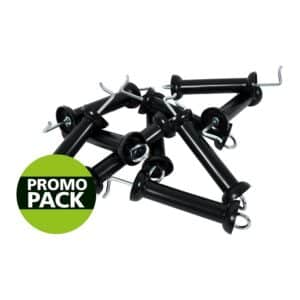 Gallagher poortgreep (zwart, met N-haak) 10st