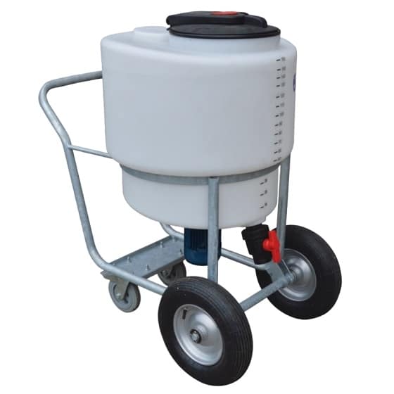 Kalvermelk mixer op wielen 160ltr