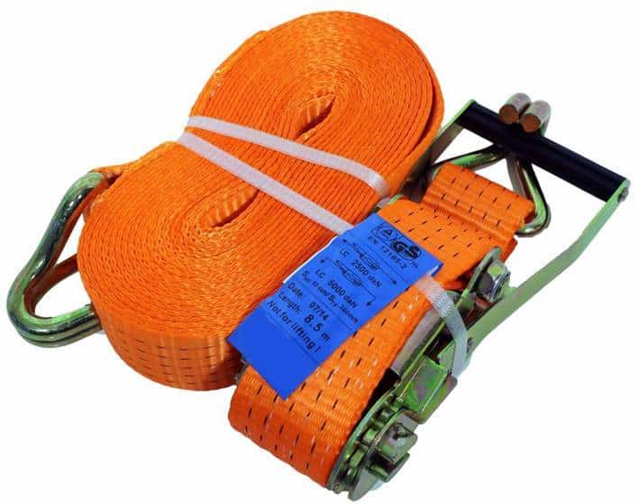 Spanband Sjorband oranje 2-delig | 50mm | 15mtr