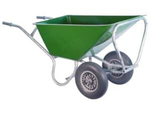 Kruiwagen Hummer PE 160ltr dubbel anti-lek wiel