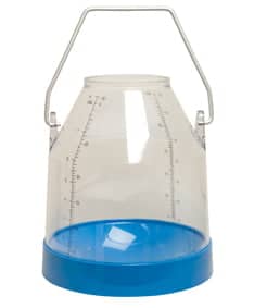 Melkemmer kunststof 30ltr blauw