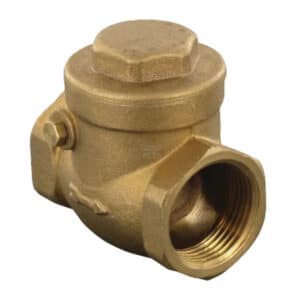 Terugslagklep Messing 1"