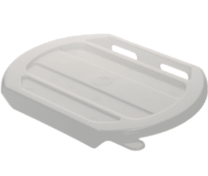 Speenemmerdeksel transparant/wit | standaard