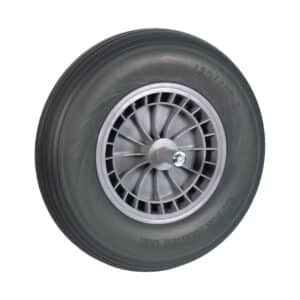 Kruiwagenwiel (anti-lek, kunststof velg) 400x8 - aslengte 20cm