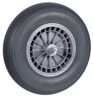 Kruiwagenwiel (kunststof velg, anti-lek) 400x8 - aslengte 13cm