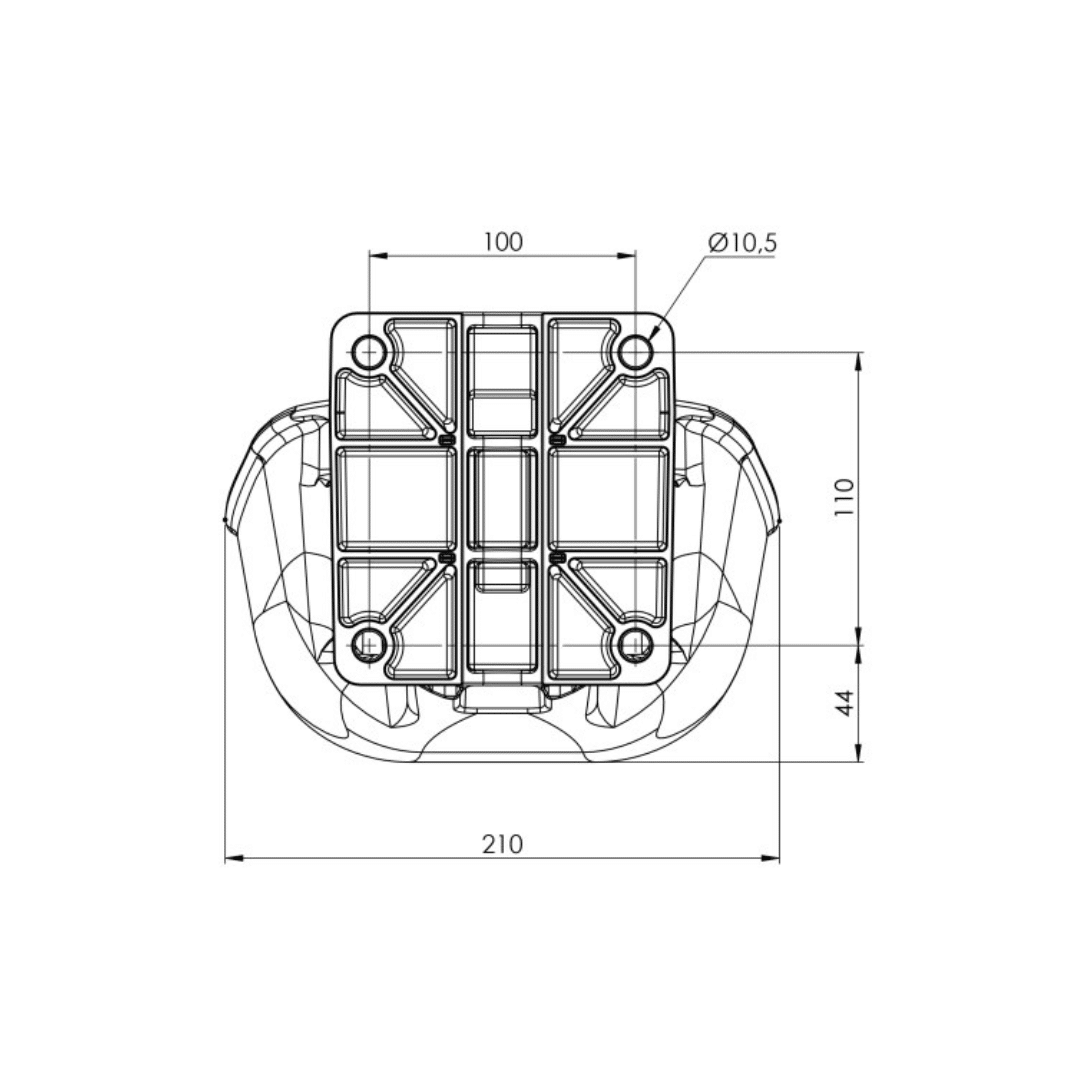Drinkbak kunststof groen 3/4" - 1/2" | met lepel - Afbeelding 5