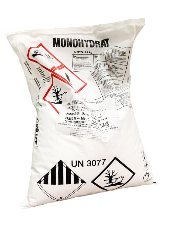 Zinksulfaat Monohydraat 25kg