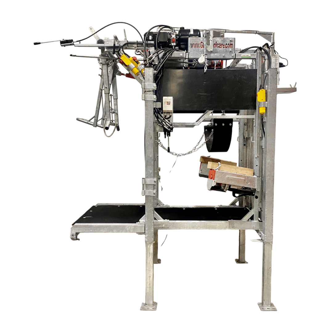 Elektrische klauwbekapbox GDS - met hydraulische fixeerbeugel, lift en zijschotten - Afbeelding 2