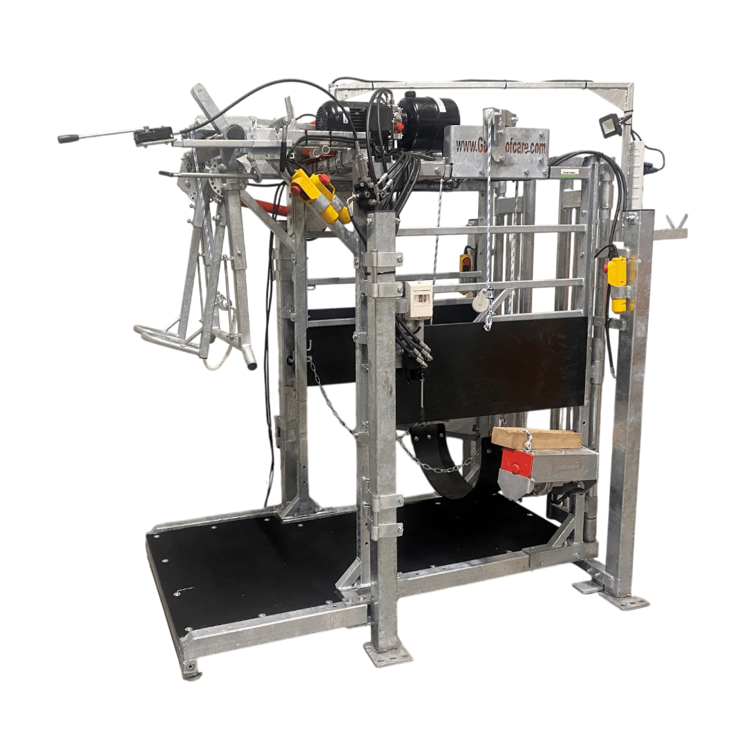 Elektrische klauwbekapbox GDS - met hydraulische fixeerbeugel, lift en zijschotten - Afbeelding 3